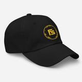 FacSpec Embroidered Dad Hat, black right front view