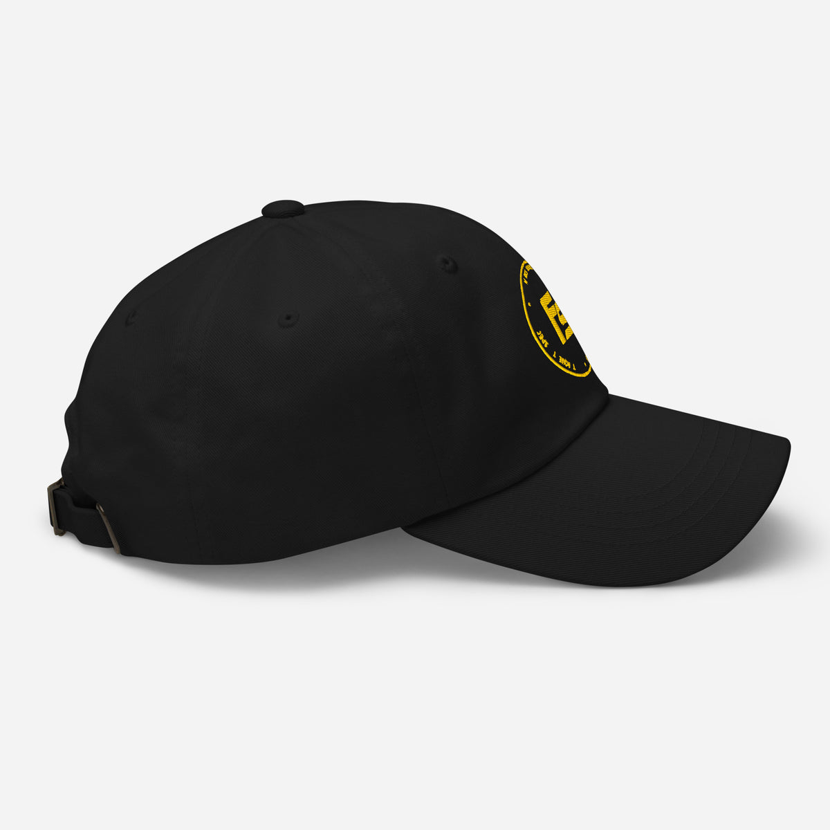FacSpec Embroidered Dad Hat, black right side view