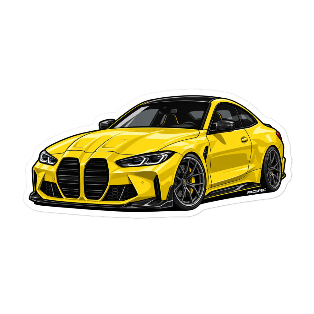 FacSpec G82 Slap Sticker, 5.5 × 5.5 inch vinyl sticker