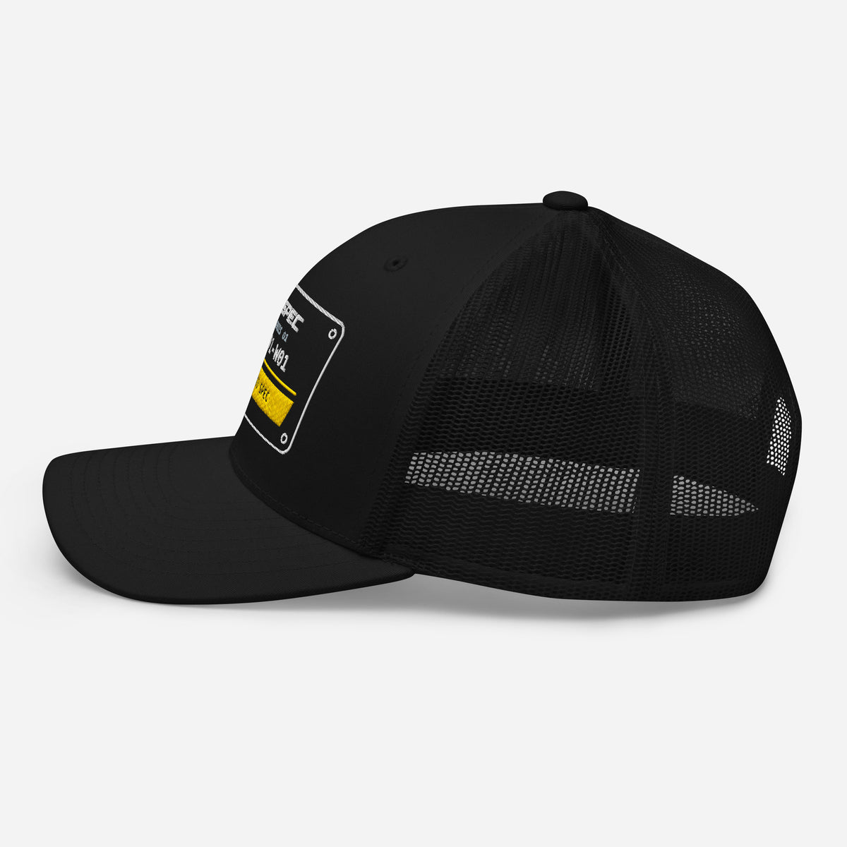 FACSPEC Works 01 Trucker Hat, black left view