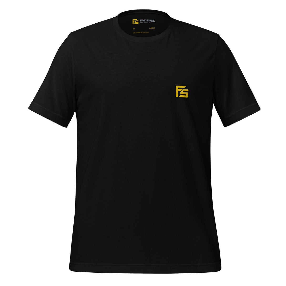 FacSpec Coupe Study Graphic T-Shirt, black front view