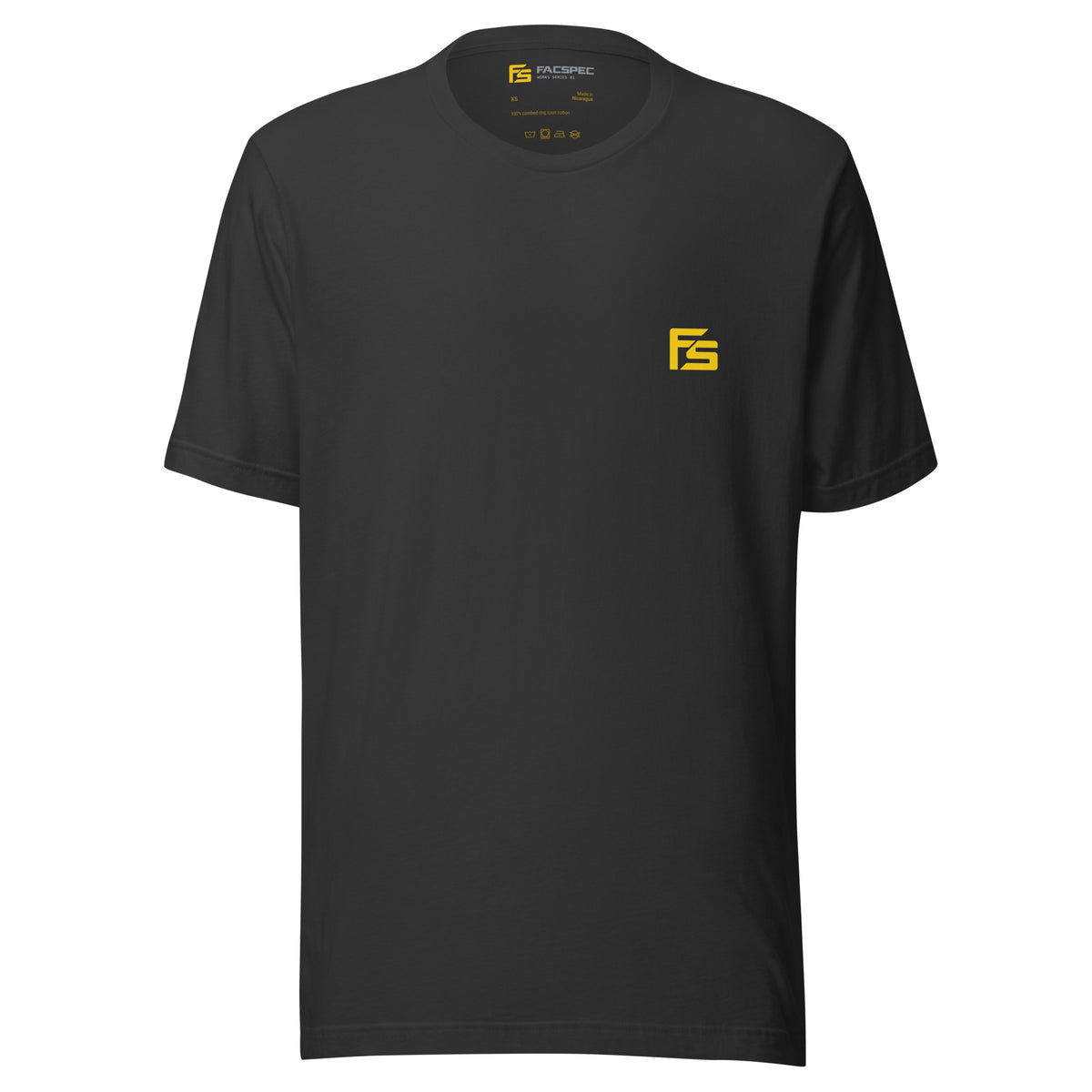FacSpec Coupe Study Graphic T-Shirt, dark grey front view