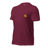 FacSpec Coupe Study Graphic T-Shirt, maroon left front view