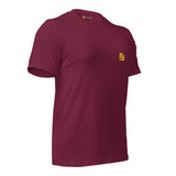 FacSpec Coupe Study Graphic T-Shirt, maroon right front view