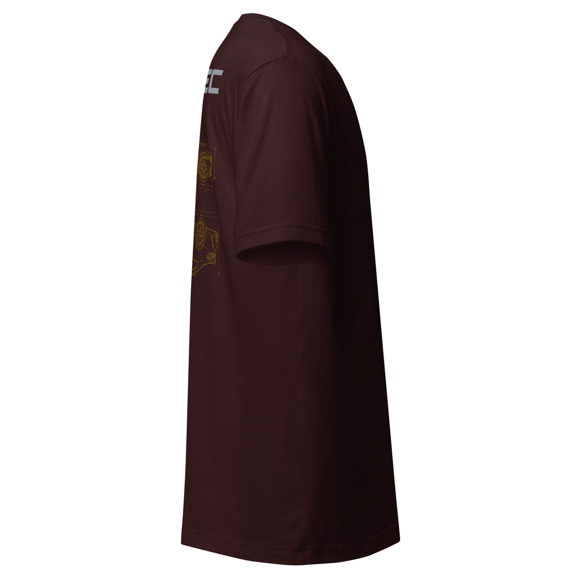 FacSpec Coupe Study Graphic T-Shirt, oxblood black right view