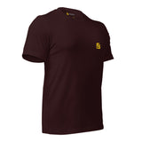FacSpec Coupe Study Graphic T-Shirt, oxblood black right front view
