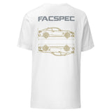 FacSpec Coupe Study Graphic T-Shirt, white back view
