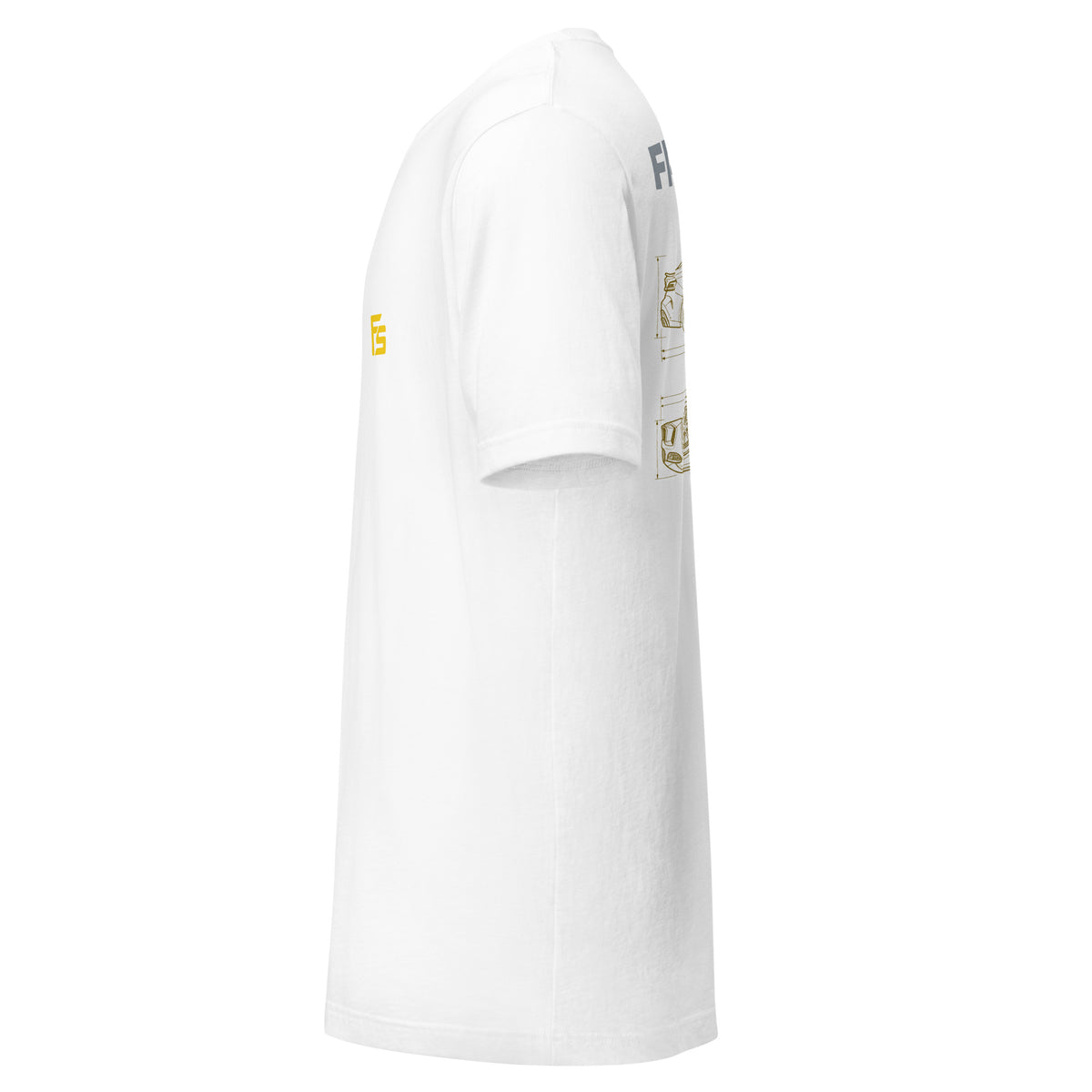 FacSpec Coupe Study Graphic T-Shirt, white left view