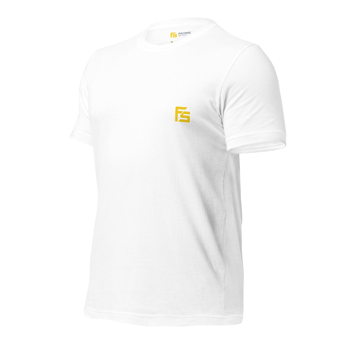 FacSpec Coupe Study Graphic T-Shirt, white left front view