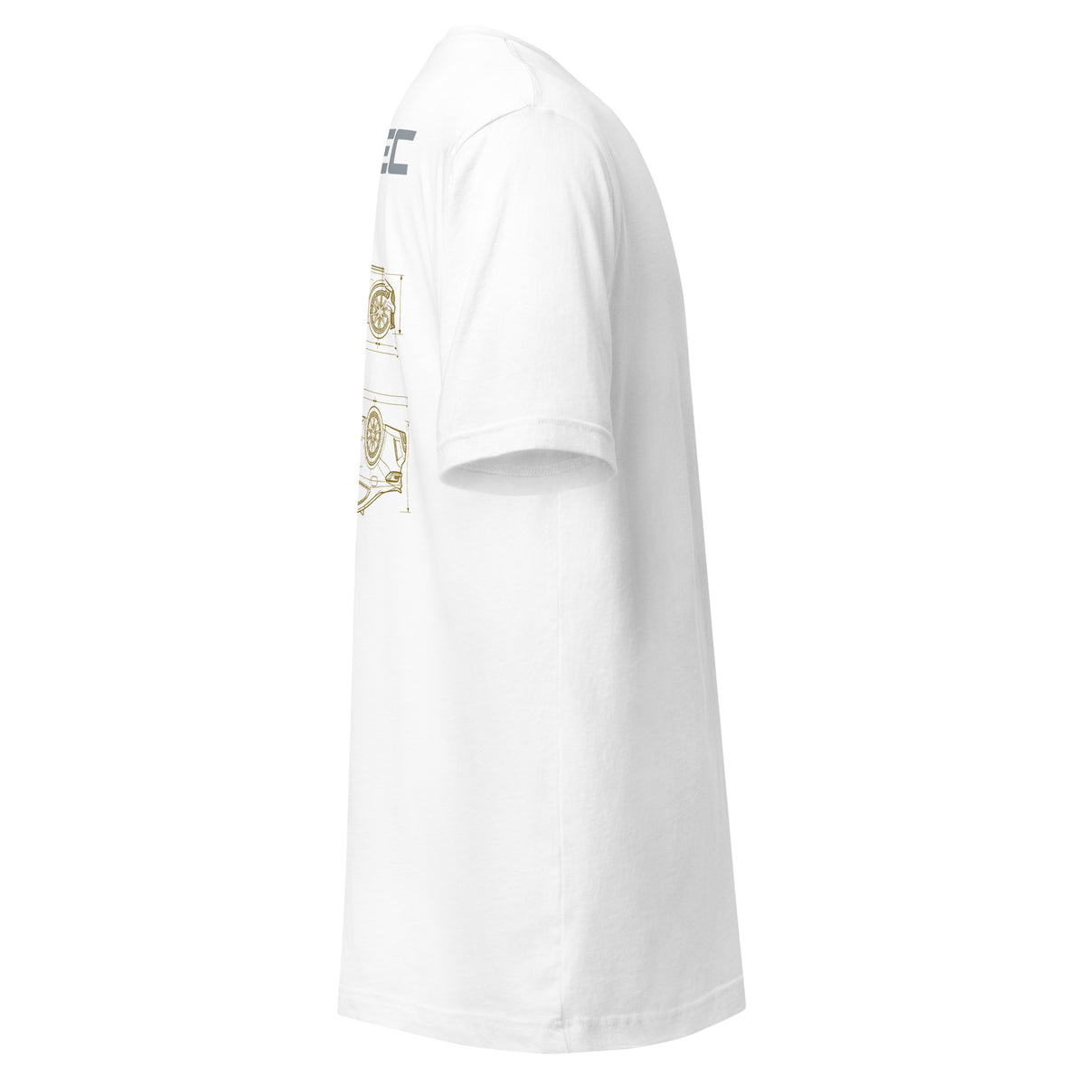 FacSpec Coupe Study Graphic T-Shirt, white right view